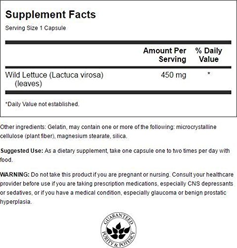 Full Spectrum Wild Lettuce 450 mg 60 Caps