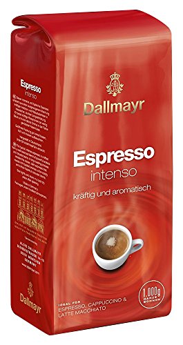 Dallmayr Kaffee Espresso Intenso Kaffeebohnen, 4er Pack (4 x 1 kg)