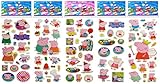 3 Sheets Puffy Dimensional Scrapbooking Party Stickers-FREE USA SHIPPING - PEPPA PIG