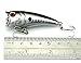 HENGJIA Hard Plastic Popper Topwater Floating Fishing Lures Surface Water Bass Baits Hooks Tackle