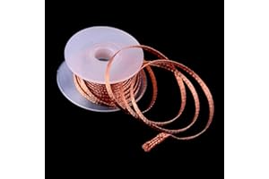 NECVIOR 3515Copper Soldering Wick Tin Solder Removal Braid Welding Wire For Electronic Engineers Desoldering Braid Soldering Tool Electronics Repair Tool Electronics Soldering Kit