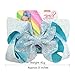 8 Inches JOJO Siwa Hair Bows Alligator Clips for Girls 6pcs Large Bows Hair Barrettes Accessories for Toddler Teens Kids