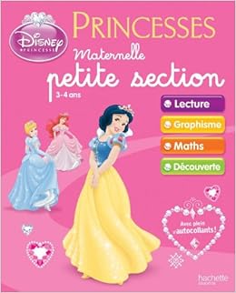 Amazon Fr Cahiers D Exercices Princesses Disney Maternelle Petite Section Collectif Livres