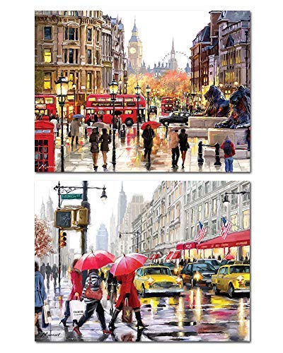 London Landscape  Framed Print by Richard Macneil       
