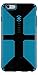 Speck Products CandyShell Grip Carrying Case for iPhone 6 Plus - Retail Packaging - Black/Jay Blue