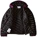 Columbia Big Girls' Powder Lite Puffer Jacket, Black/Bright Plum, Medium