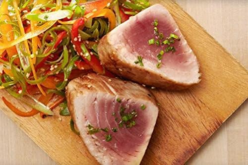 Greensbury Market - 14 (6oz) Wild Caught Tuna Steaks, Yellowfin, All Natural - Maldives