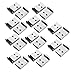 uxcell 20 Pcs USB Male Type A Port Right Angle 4 Pin DIP Jack Socket Connector
