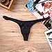 ACSUSS Mens Sexy Lingerie Micro Pouch G-String Thongs Bikini Briefs Underwear Black X-Large(Waist 26.0-42.5