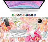 French Koko Large Mouse Pad, Desk Mat, Keyboard