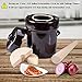 Seeutek Fermentation Crock Jar 2 Liter / 0.5 Gallon - Stoneware Pot for Fermenting, Pickling Kimchi, Pickles, Vegetables, Kombucha - Glazed Fermenter with Stone Weights, Lid & Pickle Tamper