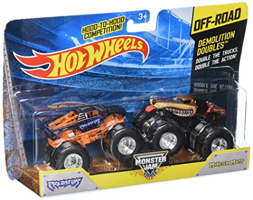 HOT WHEELS MONSTER JAM OFF-ROAD DEMOLITION DOUBLES SUPERMAN VS BATMAN