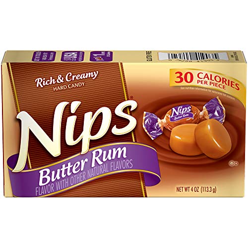 Nips Butter Rum Candy, 4Ounce Boxes (Pack of 12) Pricepulse