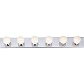 Nuvo Lighting SF77/194 Transitional Six Light Vanity in Chrome finish