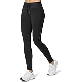 baleaf Women's Fleece Lined Leggings Water Resistant High Waisted Thermal Warm Winter Tights Ski Hiking Pants with Pockets
