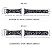 MIFFO Apple Watch Band 42mm Leather Glitter iWatch Strap Extreme Deluxe Shiny Bling PU Leather Bracelet Wristband for Apple Watch Series 3, Series 2, Series 1, Sport Edition (Z-Black-42mm)
