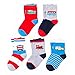 SUNBVE 5 Pack Baby Boys Toddler Boys' Car Series Comfy Dress Socks
