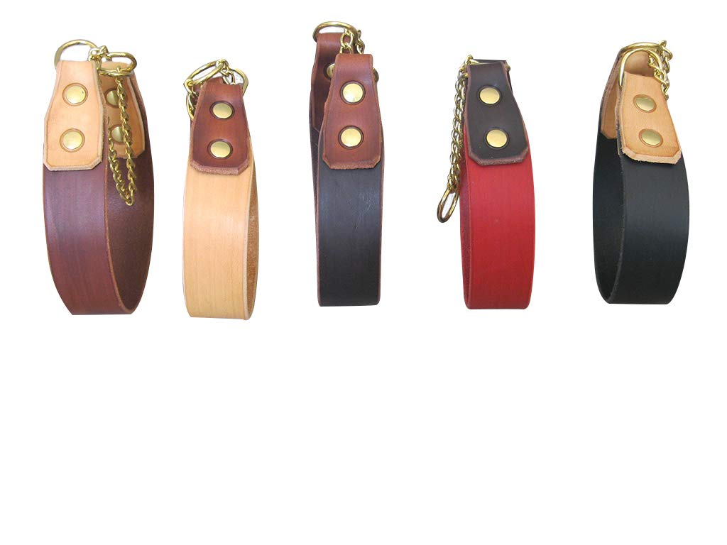 dog collar half chain