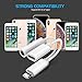 Jack Headphone Adapter for iPhone X/XS/XSMAX/XR/10 8/8 Plus 7/7 Plus. 2 in 1 [Charging and Listening] 3.5mm Cable Splitter Aux Audio Earphone Cable Connector Adaptor Compatible for All iOS Systemsthumb 4