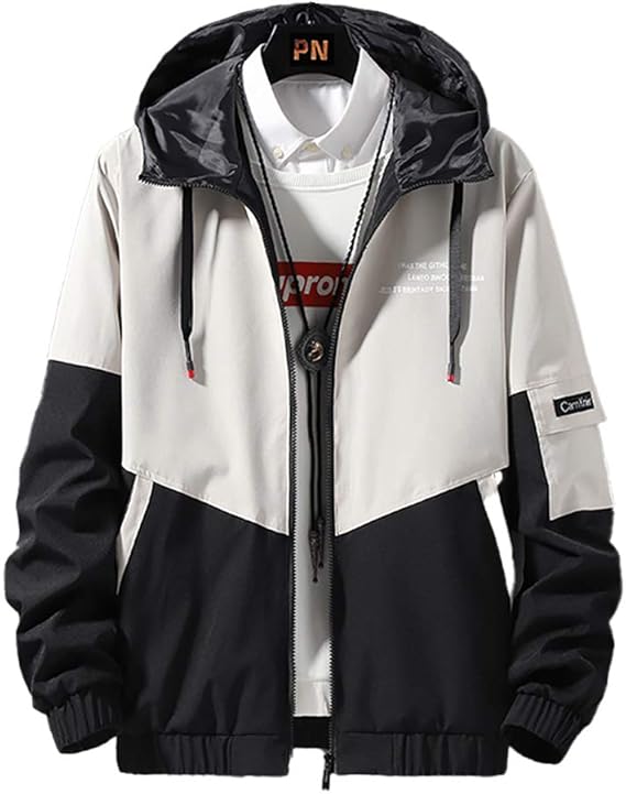 Amazon Selilali メンズ ジャケット カジュアル おしゃれ ゆったり ブルゾン ウィンドブレーカー 秋 冬 防風 大きいサイズ M 3xl コート ジャケット 通販