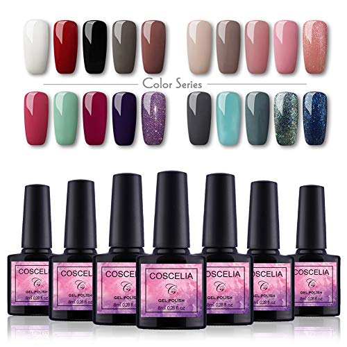 Fashion Zone 20 Colors Gel Nail Polish Set, Soak Off UV LED Gel Nail Polish Kit Manicure Salon Gift Kit 8ml Fashion Zone 20 Colors Gel Nail Polish Set, Soak Off UV LED Gel Nail Polish Kit Manicure Salon Gift Kit 8ml