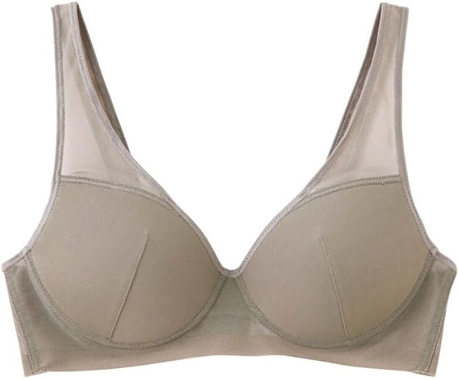 Amazon グンゼ ノンワイヤーブラジャー 軽ブラ 動きやすい Eb6217h レディース ベールブラウン 日本 M 日本サイズm相当 ブラジャー 通販