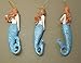 Beachcombers 3 Asst. Mermaid Christmas Xmas Ornaments Blue