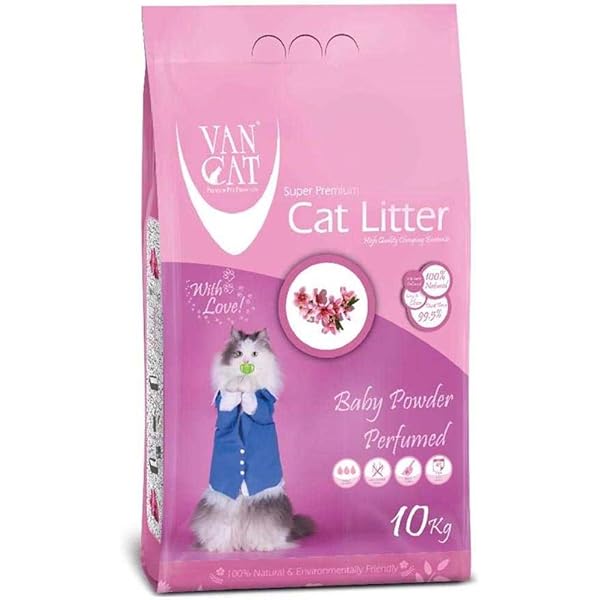van cat baby powder