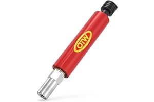 OTW Grease Fitting Cleaning Tool, Cleans and Flushes Out Old Dried Grease from Fittings, Pins, Shafts, Bushings, and Joints. Uses Penetrating Fluid and Hydraulic Pressure, Red