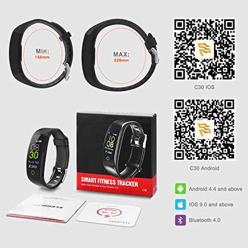 ELEGIANT 2019 Version Newest Color Screen Fitness Tracker HR, IP67 Waterproof Activity Trackers Watch with Heart Rate and Sleep Monitor, Smart Band Calorie Counter, GPS Pedometer for Men Women - Thumbnail 6