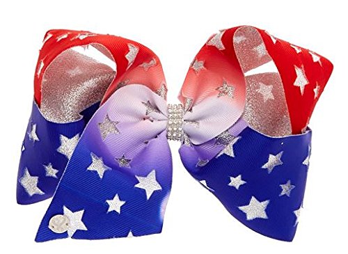 Jojo siwa stars large signature hair bow dance hair bow…