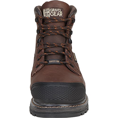 Gravel Gear Waterproof 6in. Steel Toe Work Boot - Brown (8) - Thumbnail 7