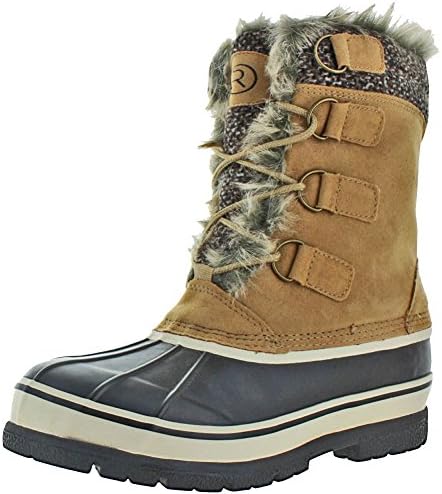 Moda Essentials Revenant-6 Mens Winter Snow Boots Rubber BEG Size 13