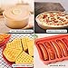 Air Fryer Accessories Anti-Stick 14 PCS with Pizza Pan Cake Barrel Waffle Mold Fryer Liners(100PCS) and Cookbook (20 Recipes) for GoWISE Ninja COSORI Philips Airfryer 4.2QT – 6.8QT, Matte Golden