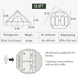 Outdoor Luxury Waterproof Oxford 13FT 16FT 20FT