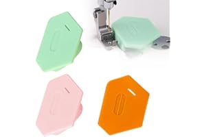 ATFIRST Magnetic Seam Guide for Sewing Machine, 2024 New Multi-Purpose Polygonal Strong Magnetic Gauge, Polygonal Multifucntional Seam Guide Hemmer with Scale,Sewing Accessories Supplies (Mix 3pcs)
