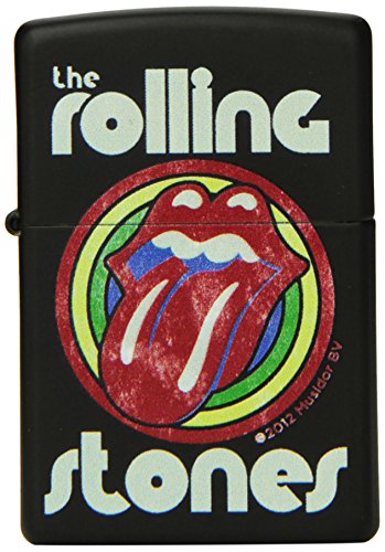 Zippo Stones Lighter, Black Matte