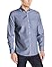 IZOD Men's Advantage Performance Non Iron Stretch Long Sleeve Shirt, Deep Estate Blue, Medium