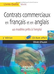 Contrats commerciaux en français et en anglais
