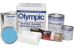 KELLEY TECHNICAL COATINGS Olympic Pool Paint - Diving Board Resurface Kit - Blue Ice