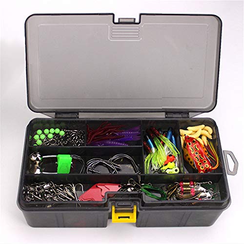 Holzsammlung Kunstköder Set, Angelköder Angeln mit Haken Köder Angelzubehör Kit, Blinker und Spinner Set für Hecht… – Bild 3