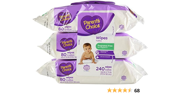 parent's choice sensitive baby wipes