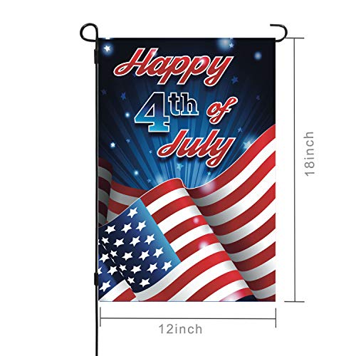 Seasonal Garden Flags 12 Pack - Bright and Shine - 12 Pack Set of 12x18 inch Small Holiday Yard Flags - Double Sided Design for All Seasons and Holidays - Premium Quality Durable Material - Thumbnail 3