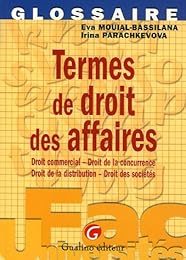 Termes de droit des affaires
