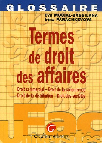 Termes de droit des affaires