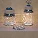 Forbes Favors ™ Single Acrylic Crystal Bead Chandelier Fairy Light Cake Stand With LED Lights for Wedding Cake, Anniversary Special Occasion (Available in 6