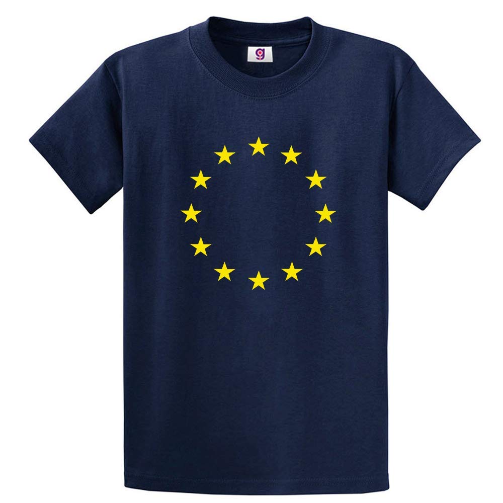 European Union T Shirt Eu Flag Euro Eu Stars Brexit Remain Tshirt Top
