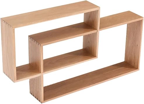 Estanteria Cubo Madera Natural