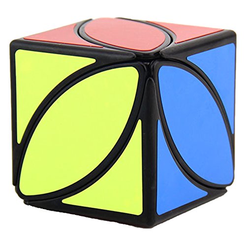 Willking MoFangGe Ivy Cube Leaf Magic Cube FengYe Skewb Square Shape Twisty Puzzle Toy Black