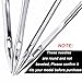 BBTO 40 Pieces Round Head Machine Needles Assorted with Plastic Box for Regular Point Sewing, 4 Sizes